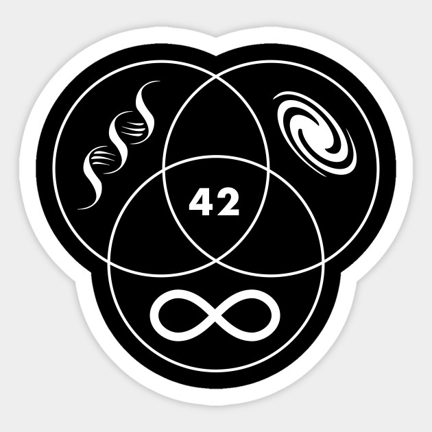 hitchhiker's guide to the galaxy 42 shirt